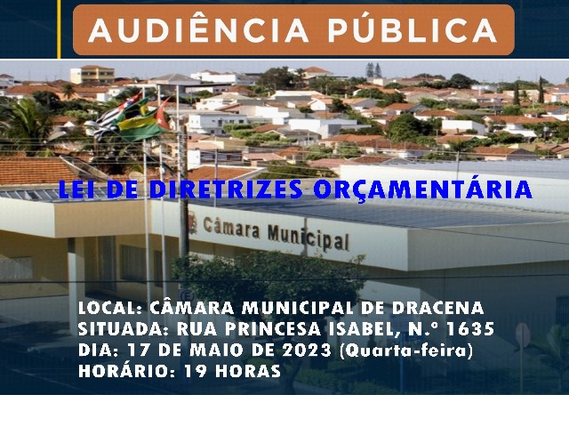 Edital de Convocação de Audiência Pública