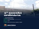 Iniciam-se as sessões ordinárias da Câmara Municipal de Dracena
