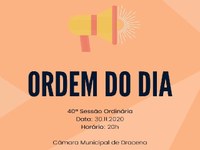 Orçamento Municipal e Contas Públicas passam por votação na Câmara de Dracena