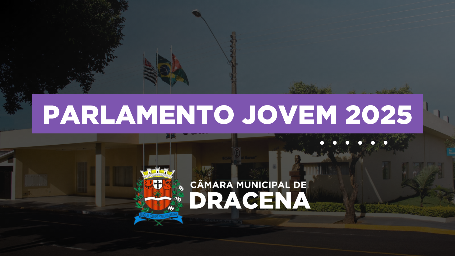 Parlamento Jovem 2025: vereadores-estudantes apresentam propostas nesta segunda-feira na Câmara de Dracena