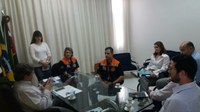 Presidente da Câmara Municipal de Dracena participa de reunião com a Defesa Civil e o Executivo