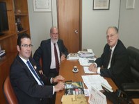 Presidente e vereador da Câmara de Dracena vão a Brasília solicitar recursos para saúde no município