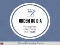 Próxima sessão da Câmara conta com discussão de duas matérias