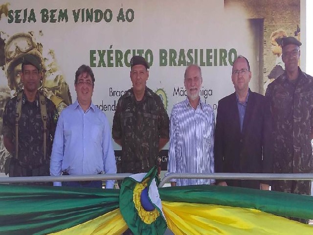 Tiro de Guerra de Dracena recebe visita do Coronel Sérgio Chiarelli