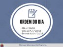 Três matérias passam por votação após retorno das sessões ordinárias da Câmara de Dracena