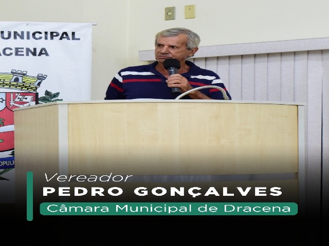 Vereador Pedro Gonçalves Vieira solicita saber da Administração se há verba reservada para pavimentação e/ou r