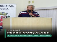 Vereador Pedro Gonçalves Vieira solicita saber da Administração se há verba reservada para pavimentação e/ou r
