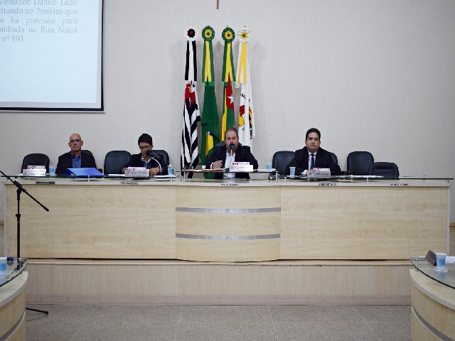 Vereadores de Dracena analisam oito projetos na próxima sessão ordinária